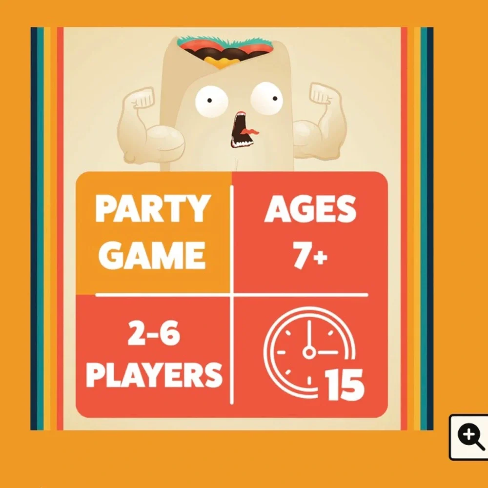 THROW THROW BURRITO | DODGEBALL CARD GAME-By Exploding Kittens-New in Box!